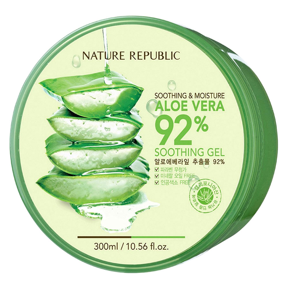 Gel Lô Hội Nature Republic Soothing &amp; Moisture Aloe Vera 92% Soothing Gel (300ml)